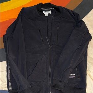Adidas Charcoal Zip-Up Jacket